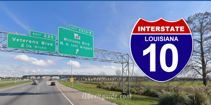 Kenner I-10 Traffic | I-10 Construction | I-10 Exit Guide